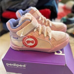 Brand new Pediped Light Pink Kids Sneakers